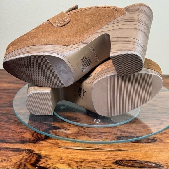 Splendid Vina Suede Platform Clog in Toffee NWOT - Picture 14 of 15